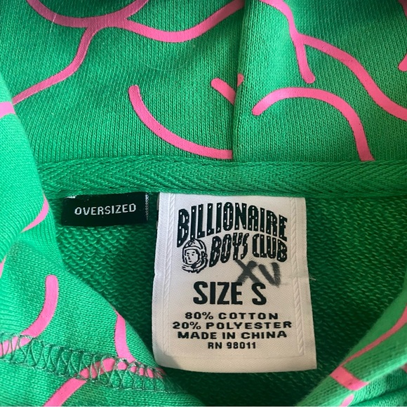 Billionaire Boys Club Hoodie Men S OVERSIZED Hip Hop Streetwear Y2K Pullover - Picture 6 of 15